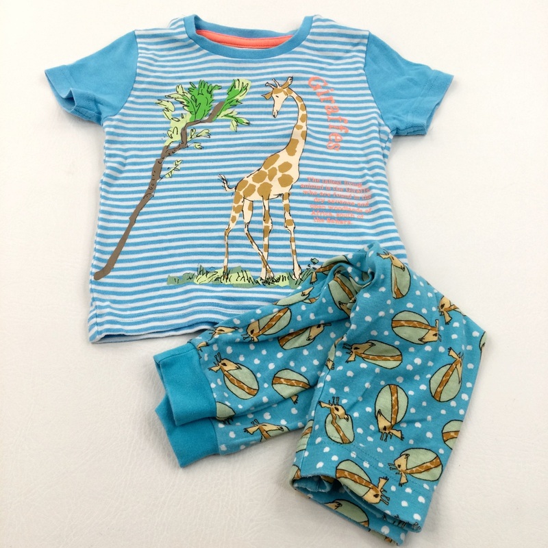 'Giraffe' Roald Dahl Blue Pyjamas - Boys/Girls 18-24 Months