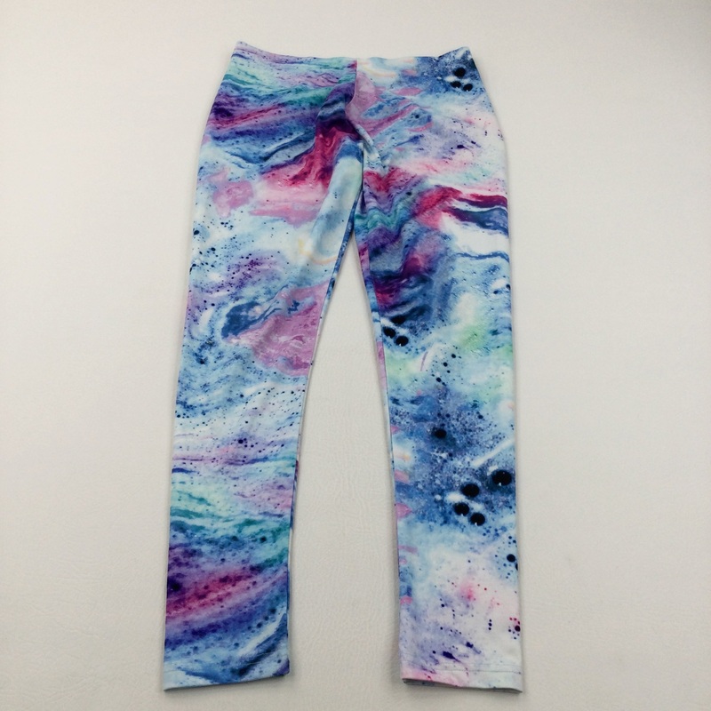 Pastel Colours Sports Style Leggings - Girls 14 Years