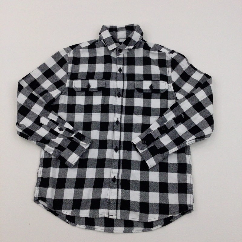 Black & White Long Sleeved Shirt - Boys 7 Years