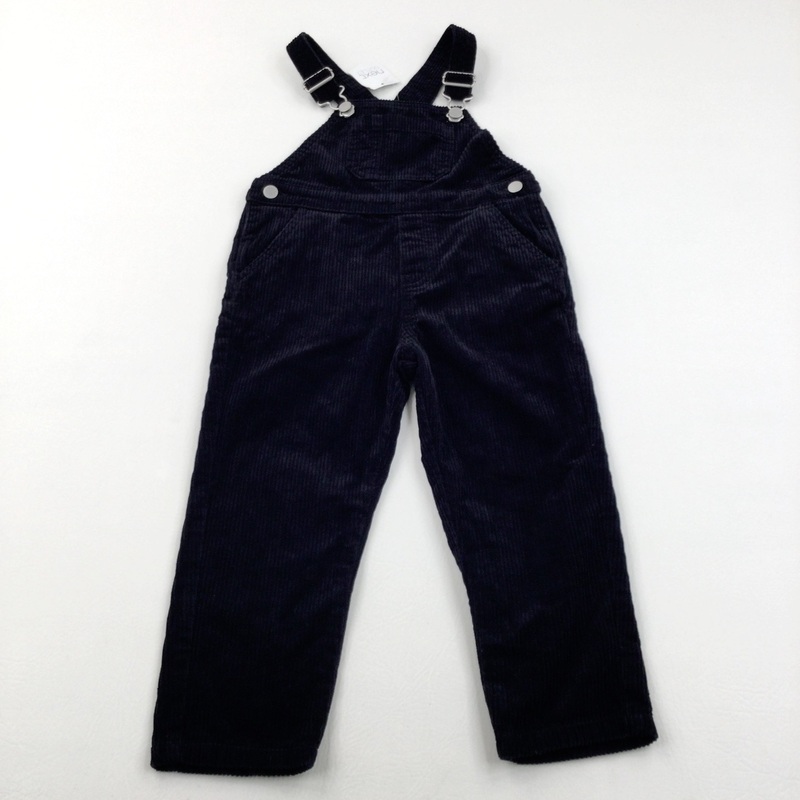 **NEW** Navy Cord Dunarees - Boys 3-4 Years
