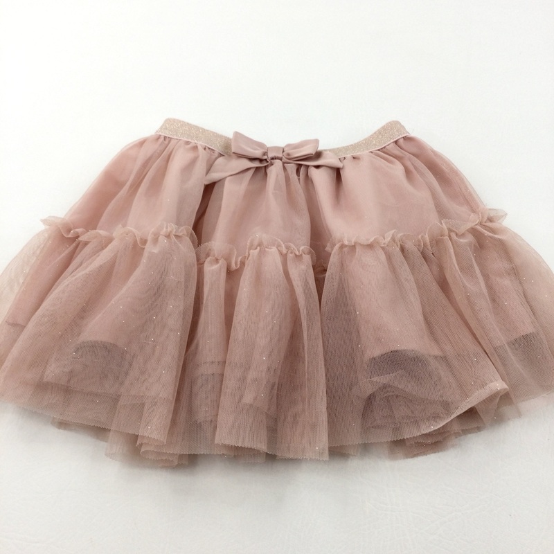 Sparkly Pink Lined Net Skirt - Girls 2-3 Years