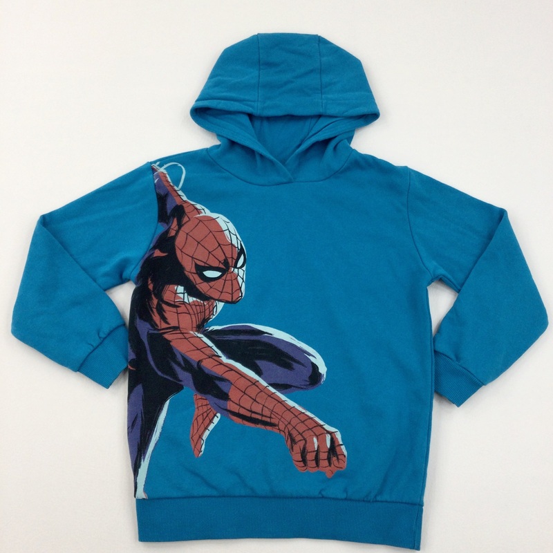 Spider-Man Blue Hoodie - Boys 6-7 Years
