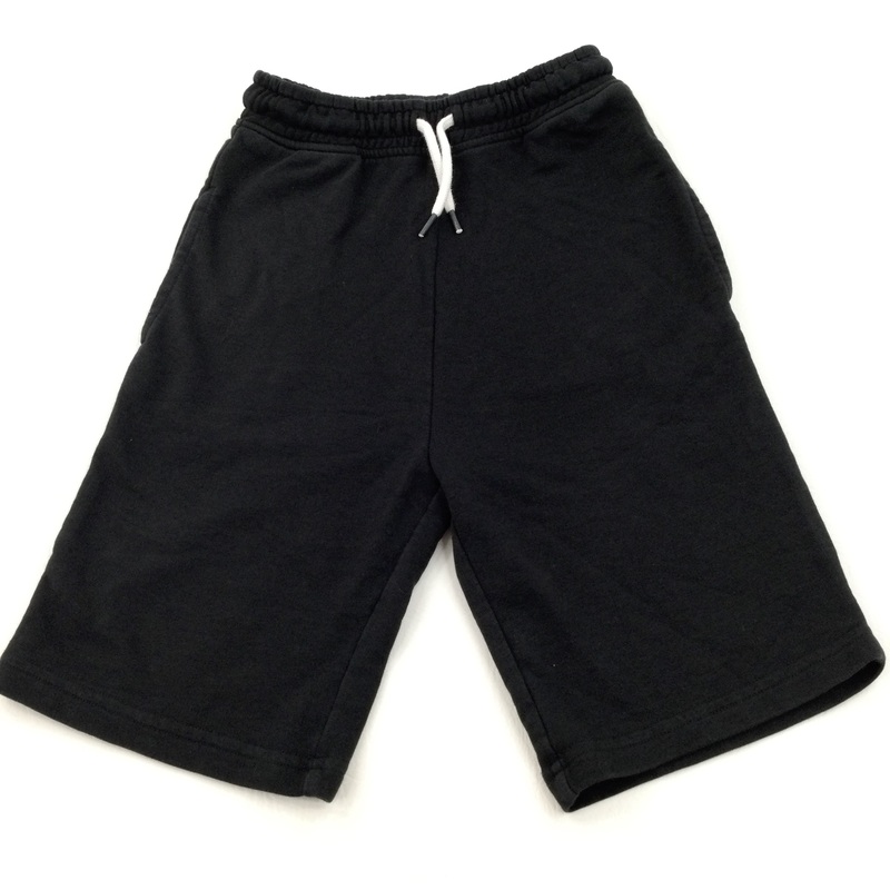 Black Jersey Shorts - Boys 12 Years