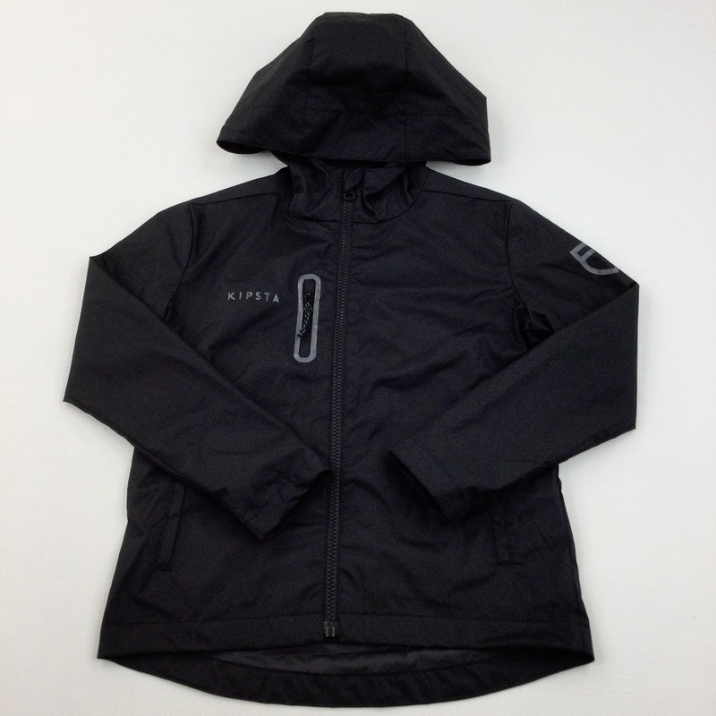 'Kipsta' Black Showerproof Jacket - Boys 6 Years