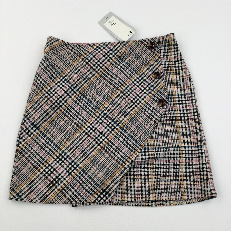 **NEW** Colourful Checked Skirt - Girls 10 Years
