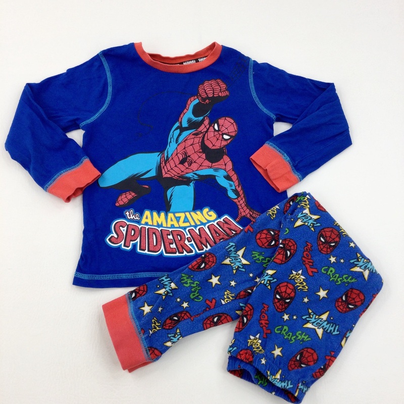 'The Amazing Spider-Man' Blue & Red Pyjamas - Boys 4-5 Years