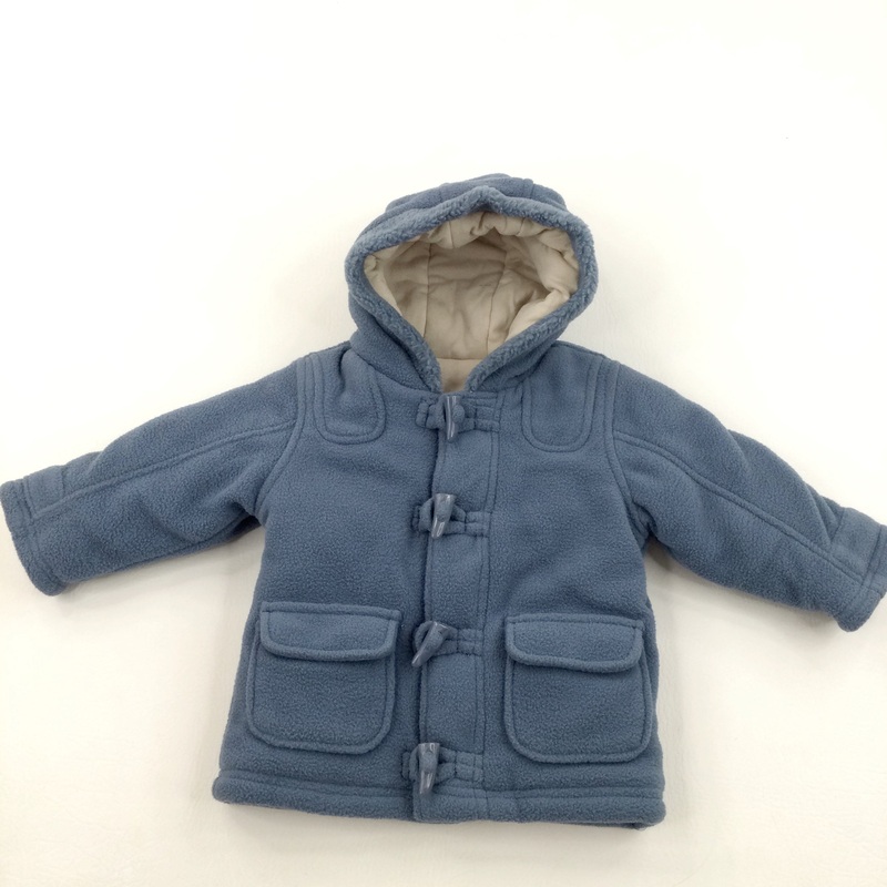Blue Fleece Winter Coat - Boys 9-12 Months