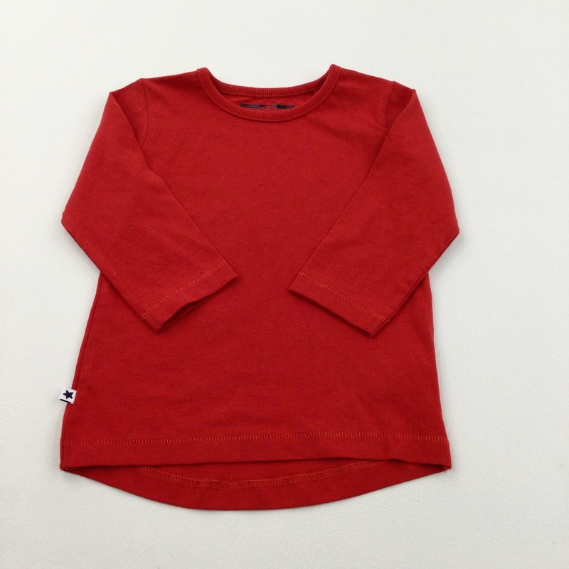 Red Long Sleeved Top - Boys 12-18 Months