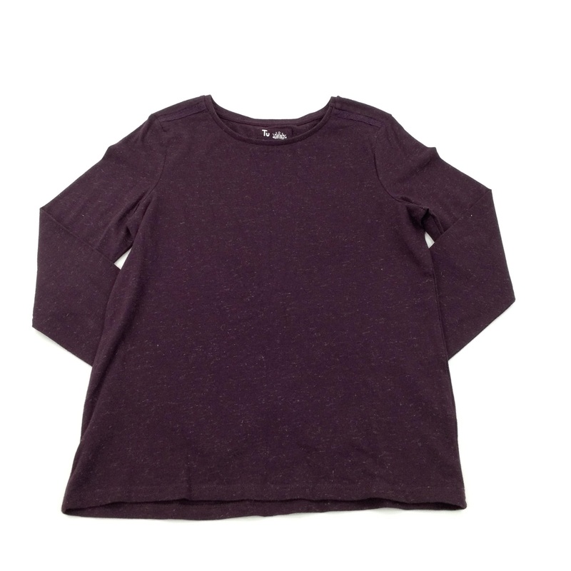 Sparkly Purple Long Sleeve Top - Girls 12 Years