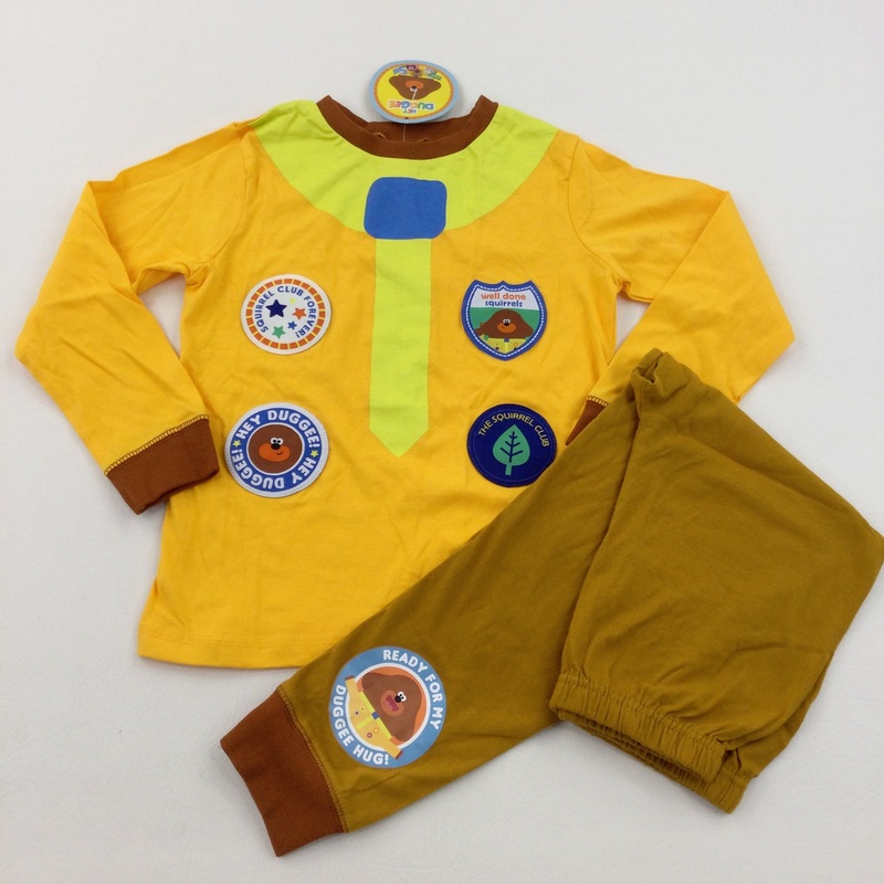 **NEW** Hey Duggee Squirrel Club Uniform Pyjamas - Boys 4-5 Years
