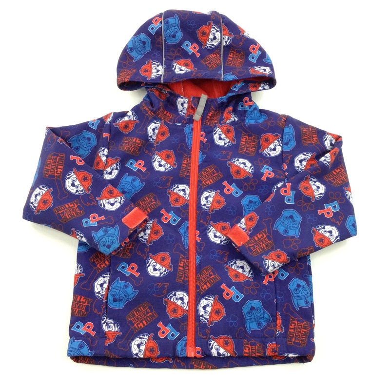 Paw Patrol Navy Fleece Lined Jacket - Boys 2-3 Years