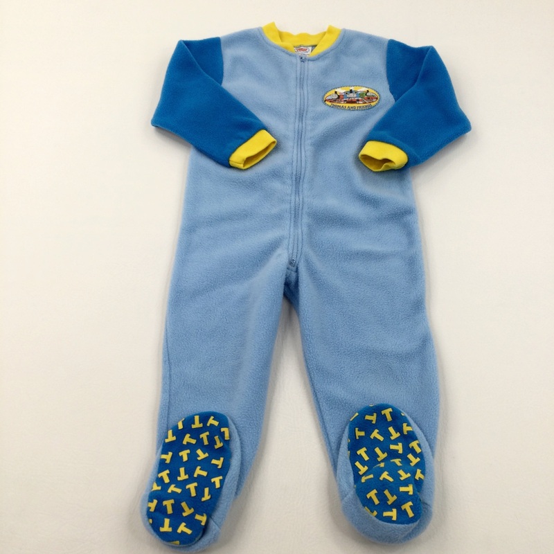 'Thomas & Friends' Blue Fleece Onesie - Boys 2-3 Years