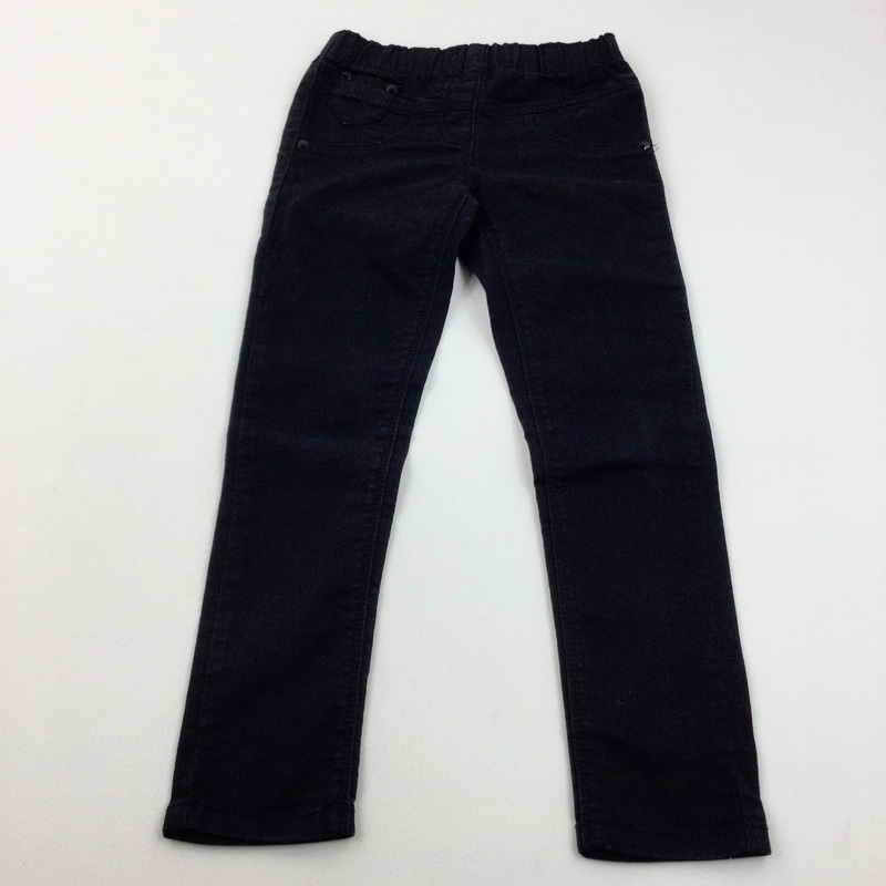 Black Denim Jeggings - Girls 8 Years