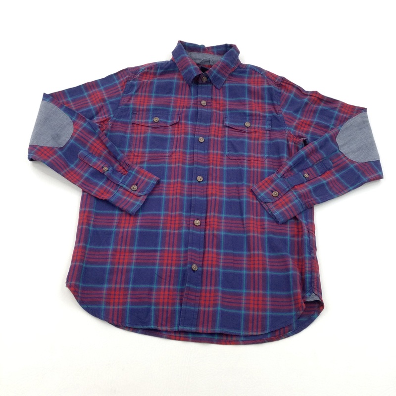 Blue, Red & Green Checked Long Sleeve Shirt- Boys 10-11 Years