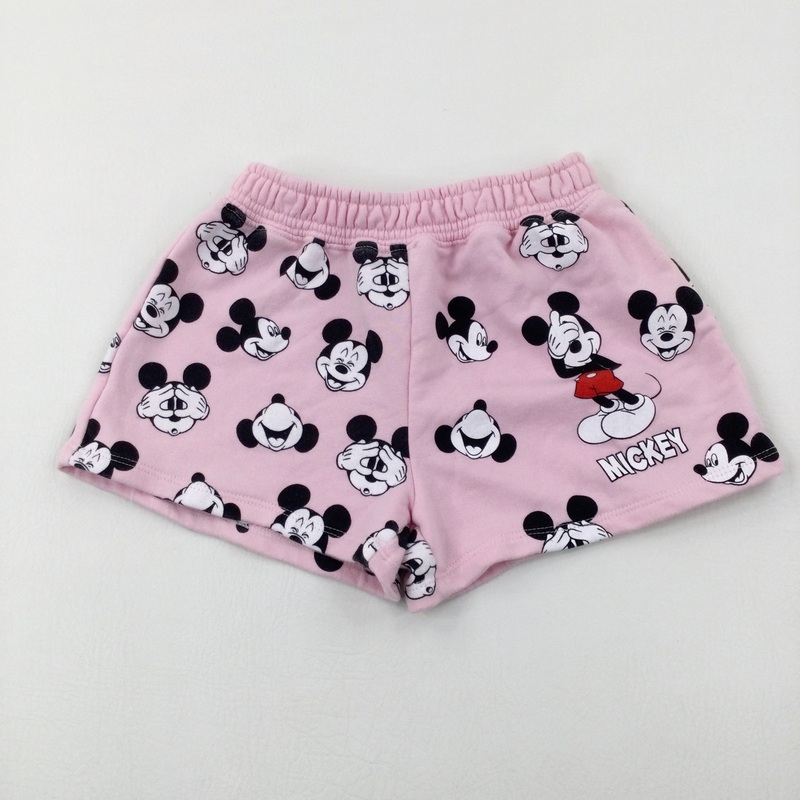 'Mickey' Mouse Pink Shorts - Girls 11-12 Years