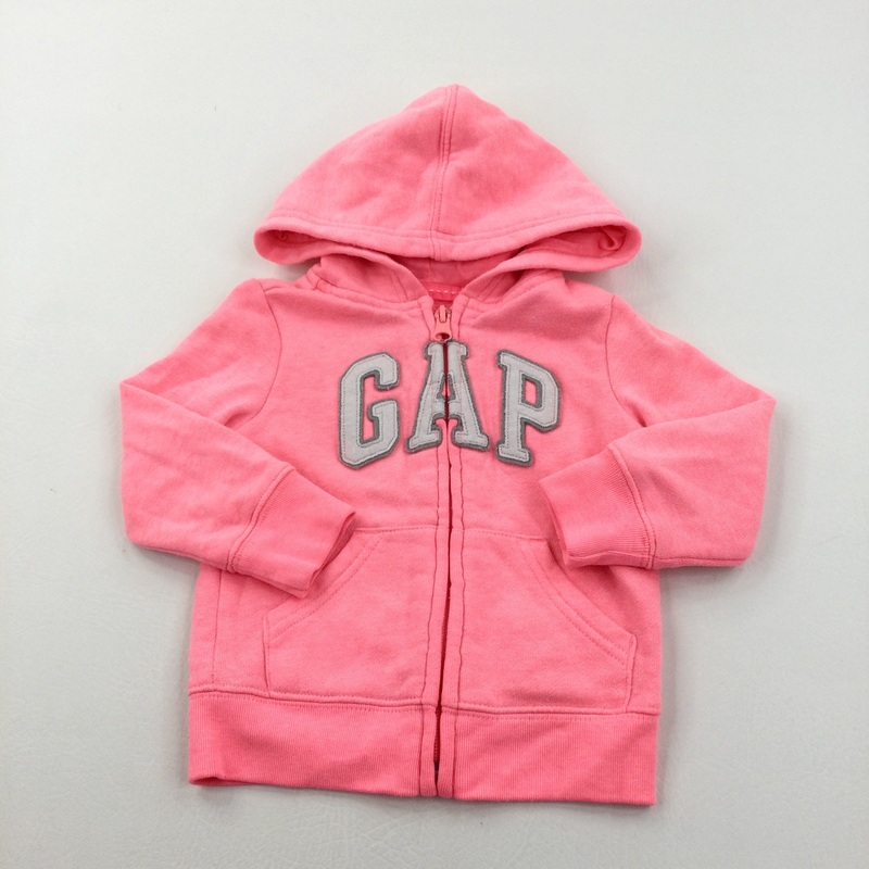 'Gap' Pink Zip Up Hoodie- Girls 12-18 Months