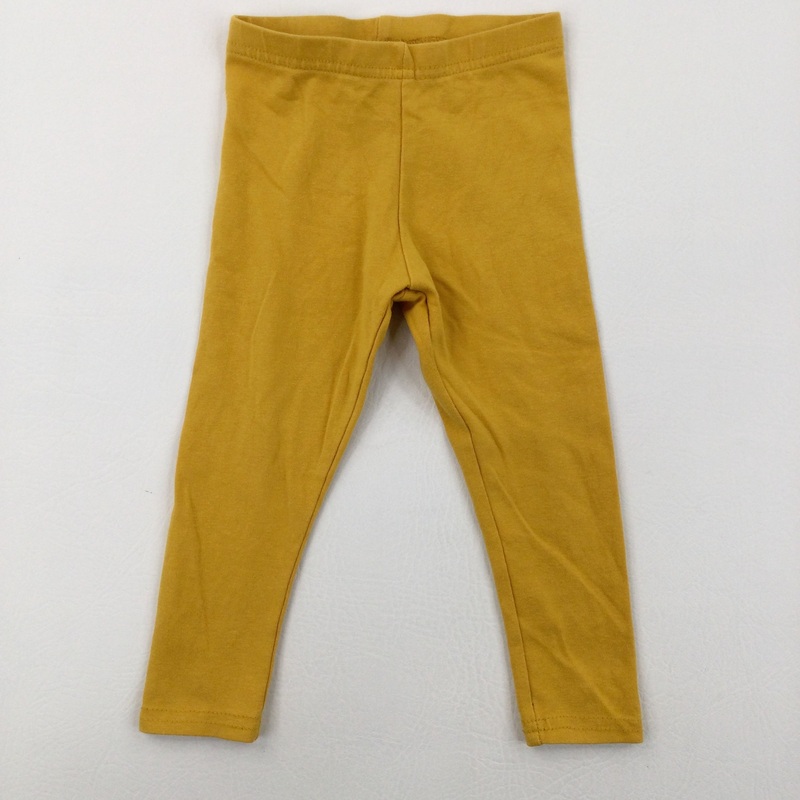 Mustard Yellow Leggings - Girls 12-18 Months
