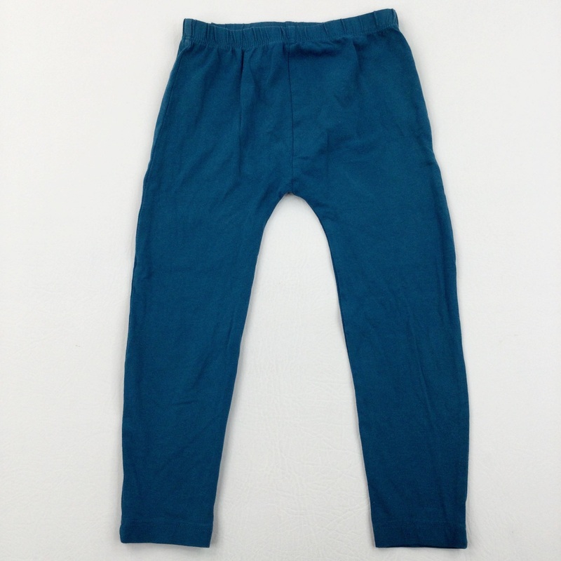Petrol Blue Leggings - Boys/Girls 2-3 Years