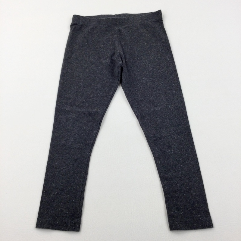 Sparkly Grey Leggings - Girls 7 Years