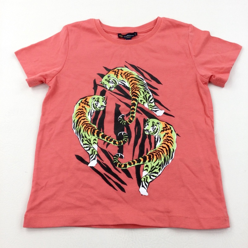 Tigers Pink T-Shirt - Boys 5-6 Years
