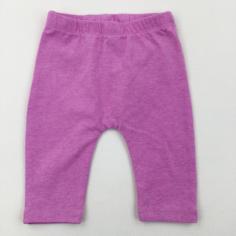Purple Leggings - Girls 3-6 Months
