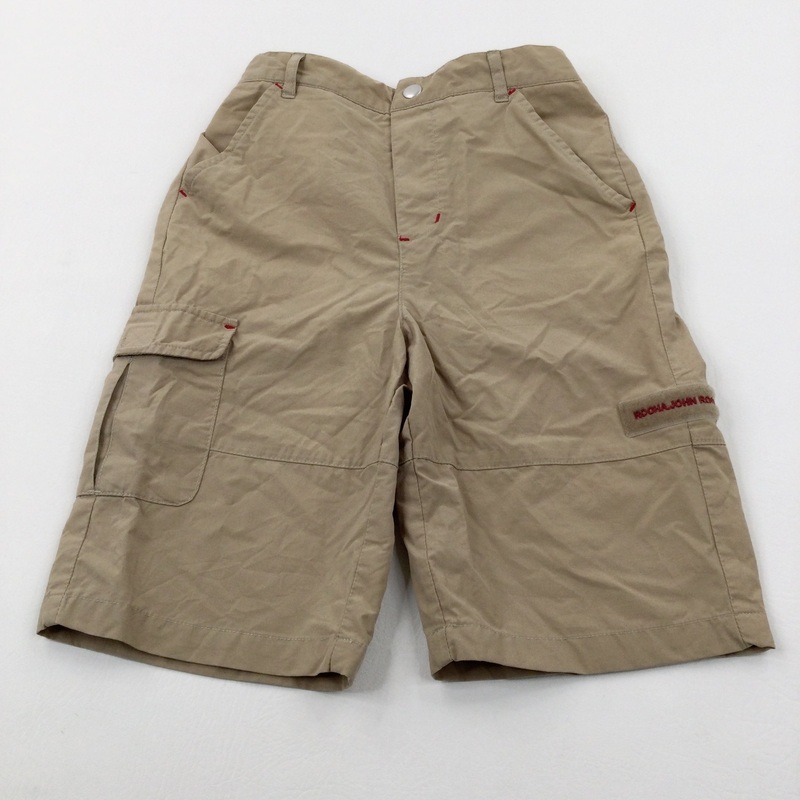 Beige Cargo Shorts - Boys 6-7 Years