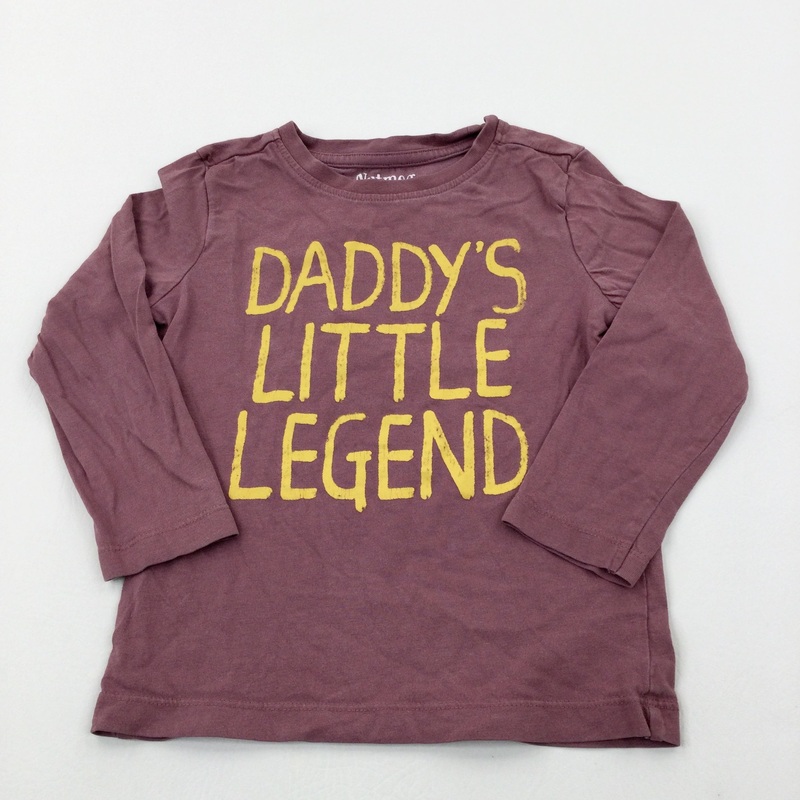 'Daddy's Little Helper' Brown Long Sleeve Top - Boys 2-3 Years