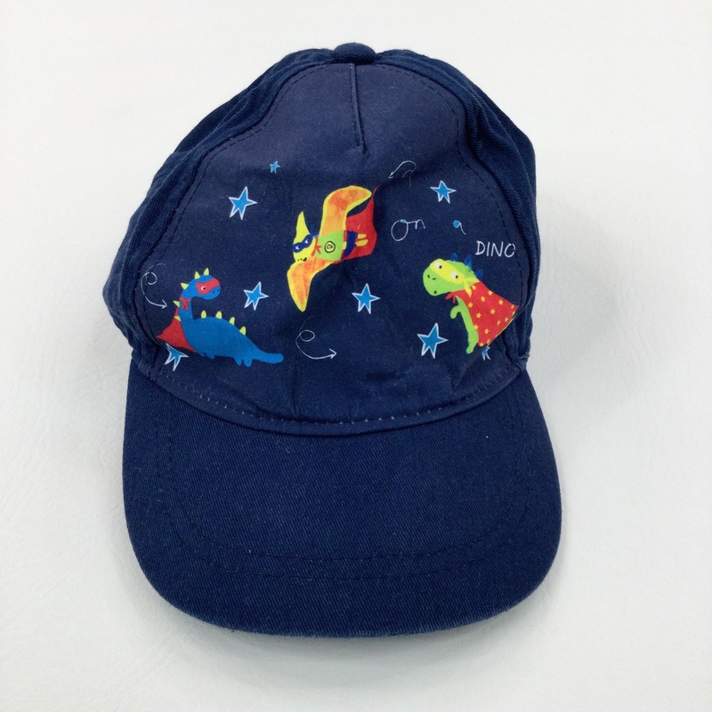 'On A Dino' Dinosaurs Navy Cap - Boys 2-6 Years