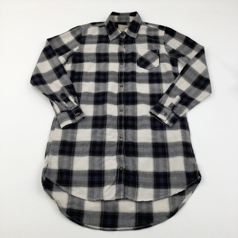 Sparkly Black and Stone Checked Shirt Dress - Girls 12 Years