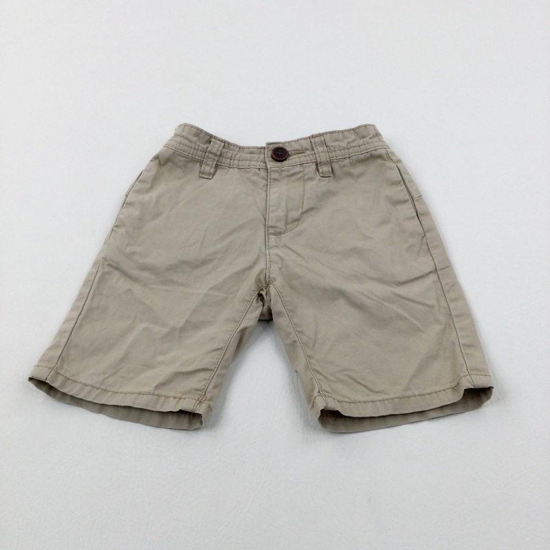 Stone Shorts With Adjustable Waist - Boys 3-4 Years
