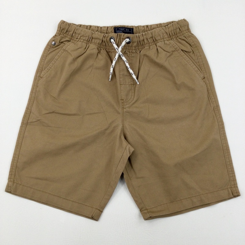 Tan Lightweight Cotton Shorts - Boys 12 Years