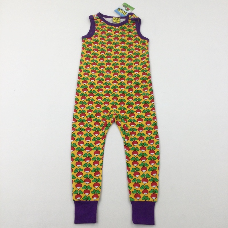 **NEW** Radishes Yellow Lightweight Jersey Dungarees - Boys 2-3 Years