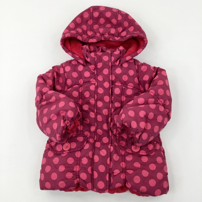 Spotty Pink Coat - Girls 18-24 Months