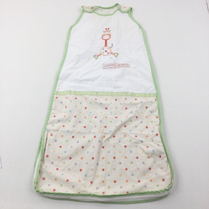 'Jasmine Giraffe' Cream Sleeping Bag - 1 tog - Girls/Boys 6-12 Months