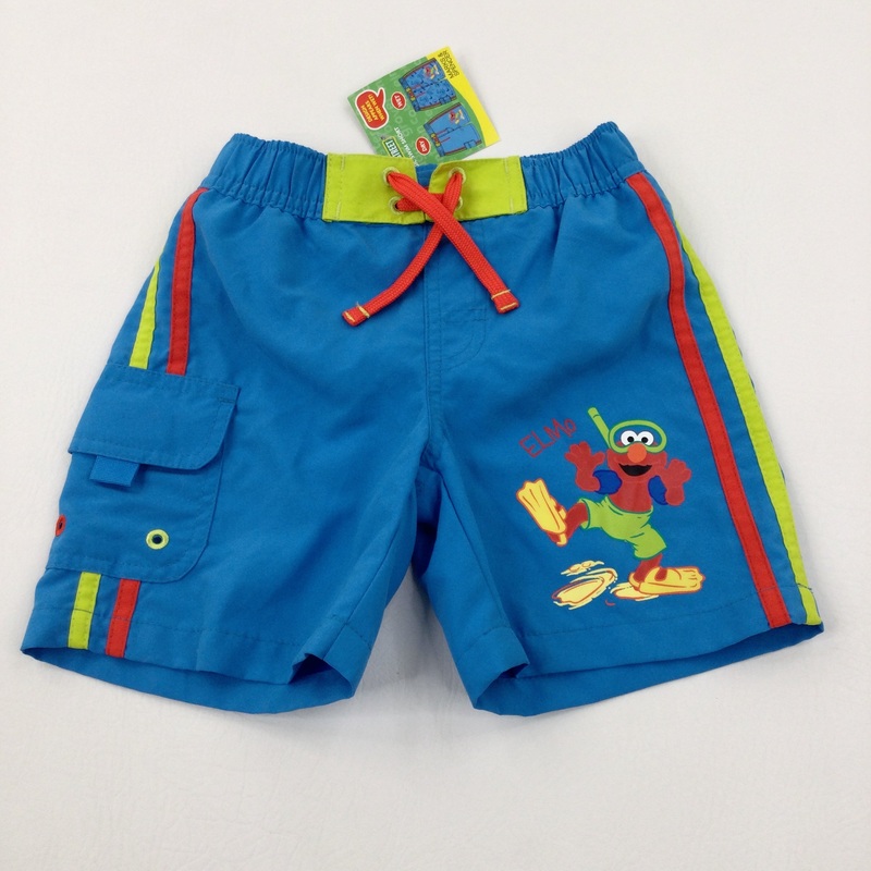 **NEW** 'Elmo' Blue Swimming Shorts  - Boys 2-3 Years