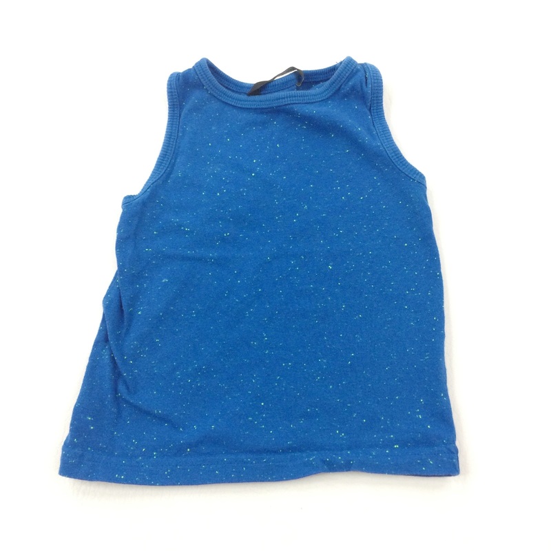 Speckled Blue Vest Top - Boys 12-18 Months