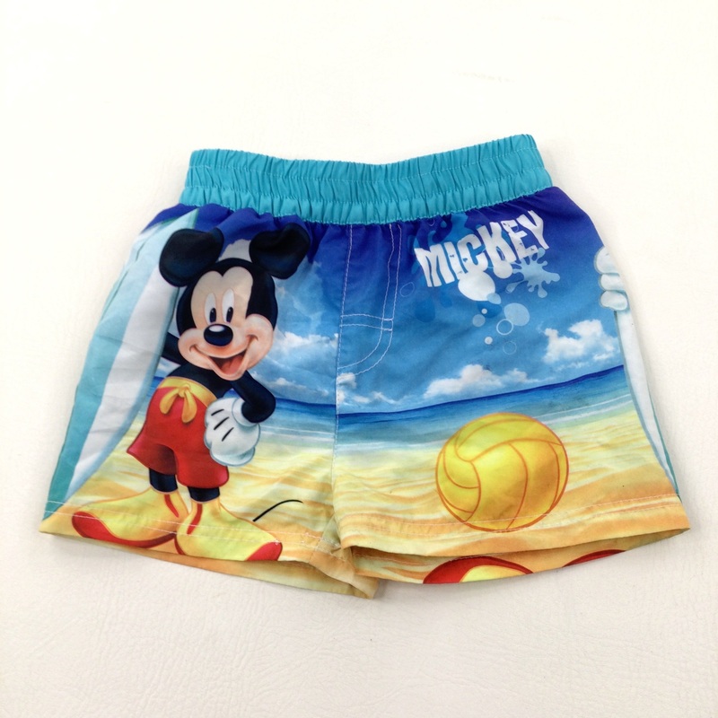 'Mickey' Mouse Swimming Shorts - Boys 3 Years