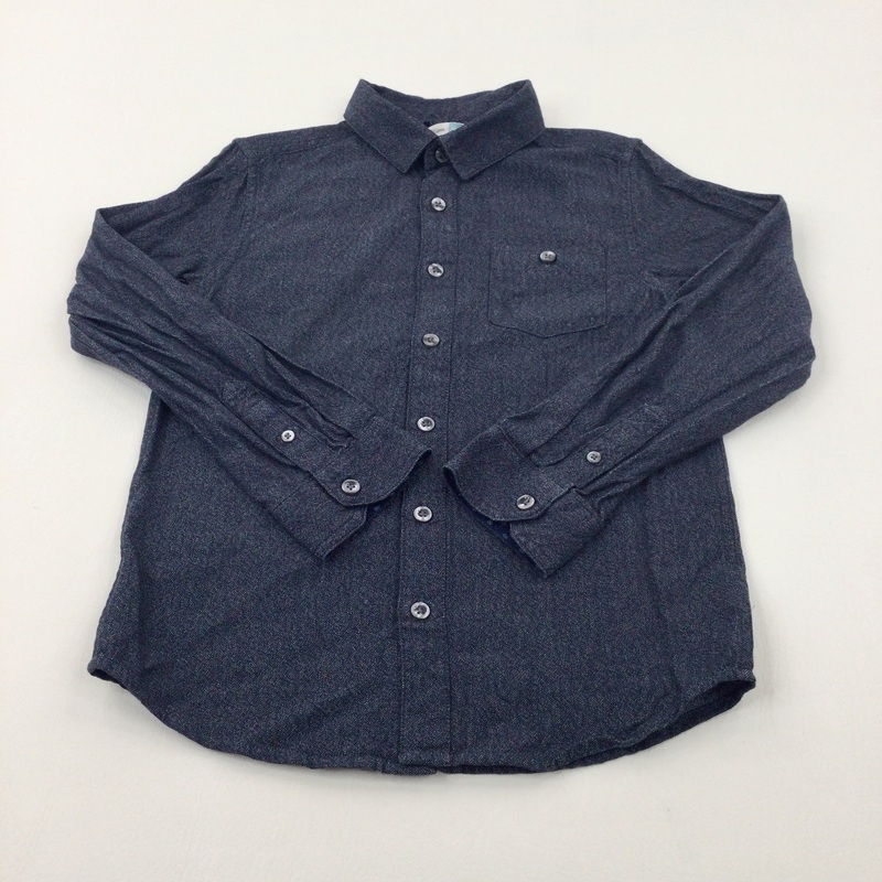 Navy Long Sleeve Shirt - Boys 9-10 Years