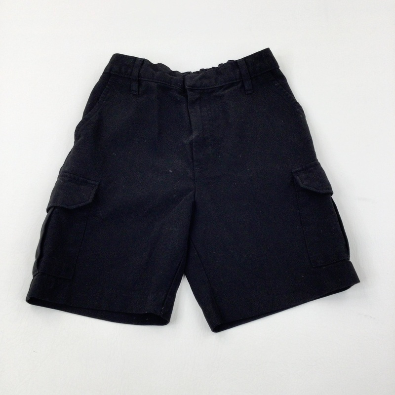 Black School Shorts - Boys 7-8 Years