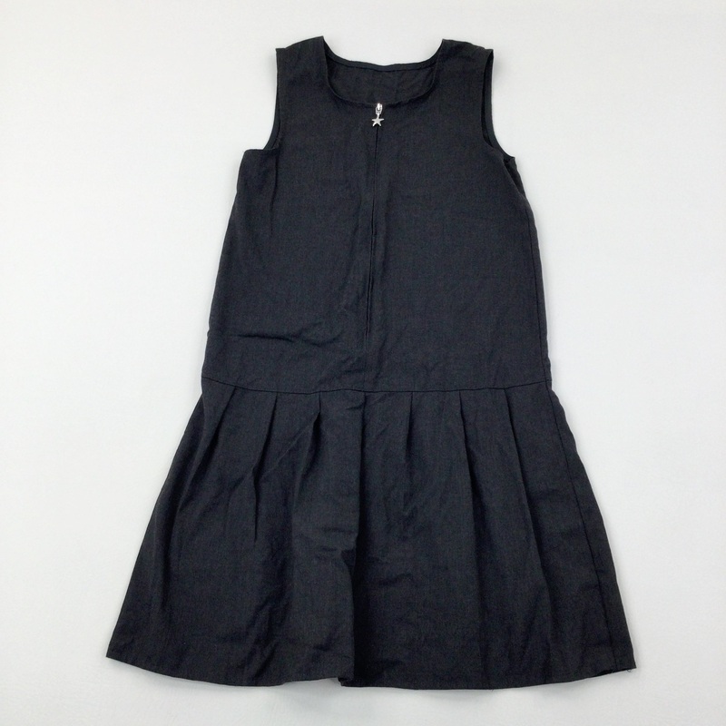 Charcoal Grey School Pinafore Dress - Girls 11-12 Years