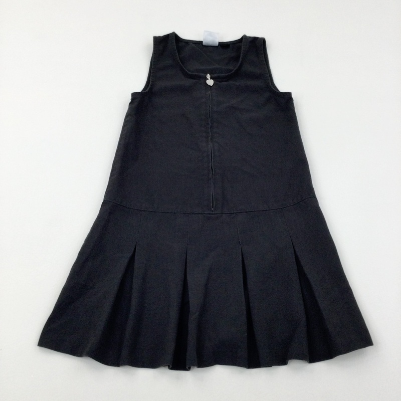 Charcoal Grey School Pinafore Dress - Girls 6-7 Years