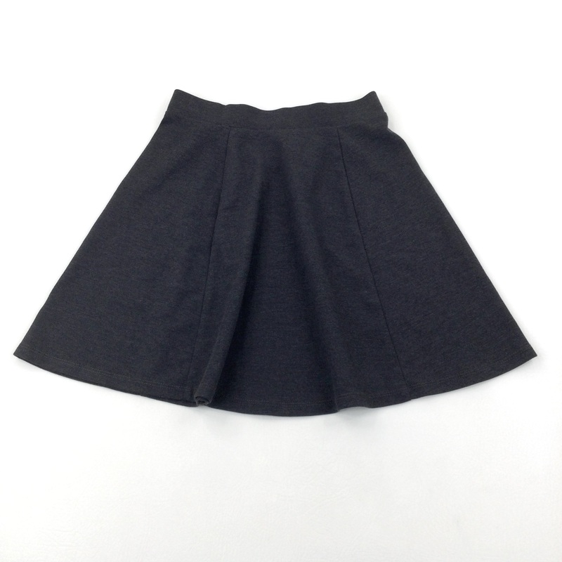 Charcoal Grey School Skirt - Girls 10-11 Years