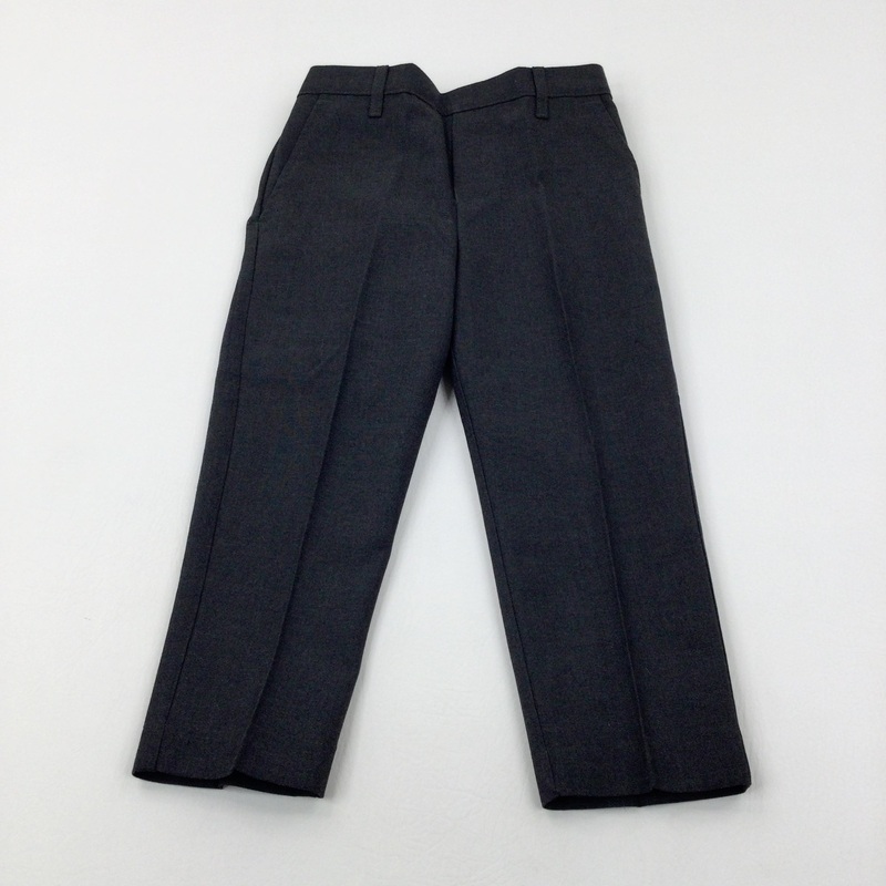 Charcoal Grey School Trousers - Boys 3-4 Years