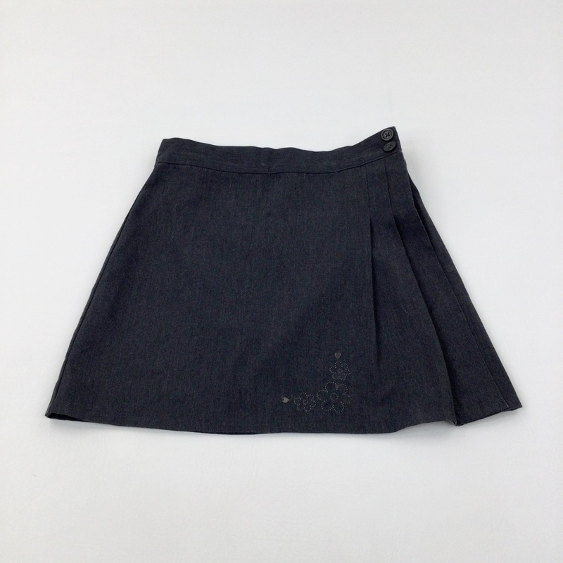 Grey School Skirt - Girls 7-8 Years