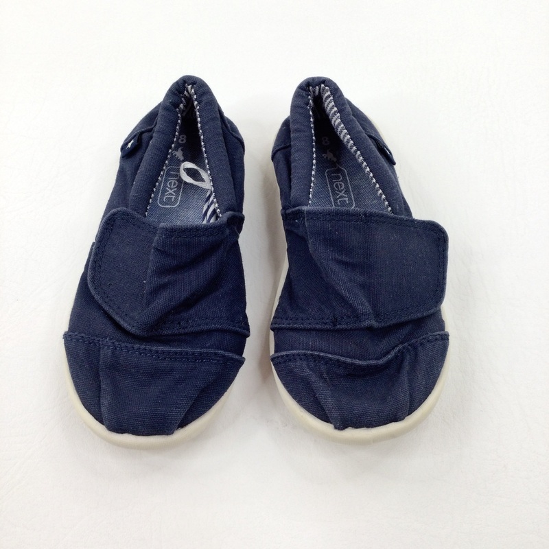 Navy Canvas Shoes - Boys - Shoe Size 8