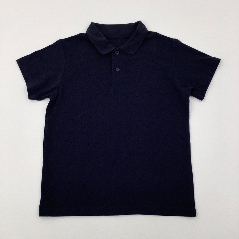 Navy School Polo Shirt - Boys/Girls 8-9 Years