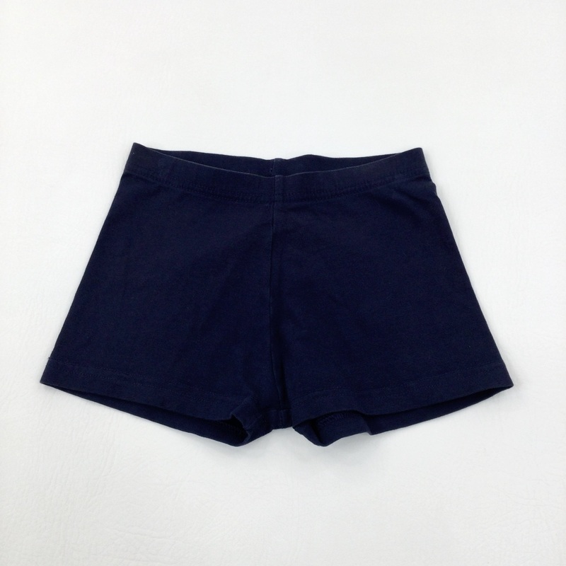 Navy School Sports Shorts - Girls 6-7 Years