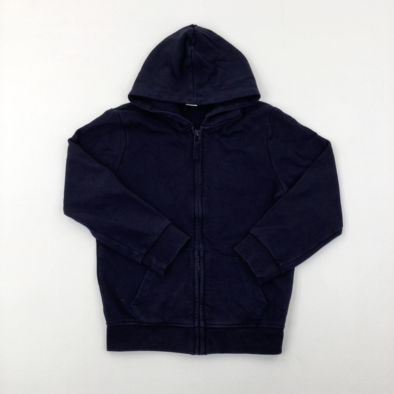 Navy Zip Through School Hoodie - Boys/Girls 6-7 Years