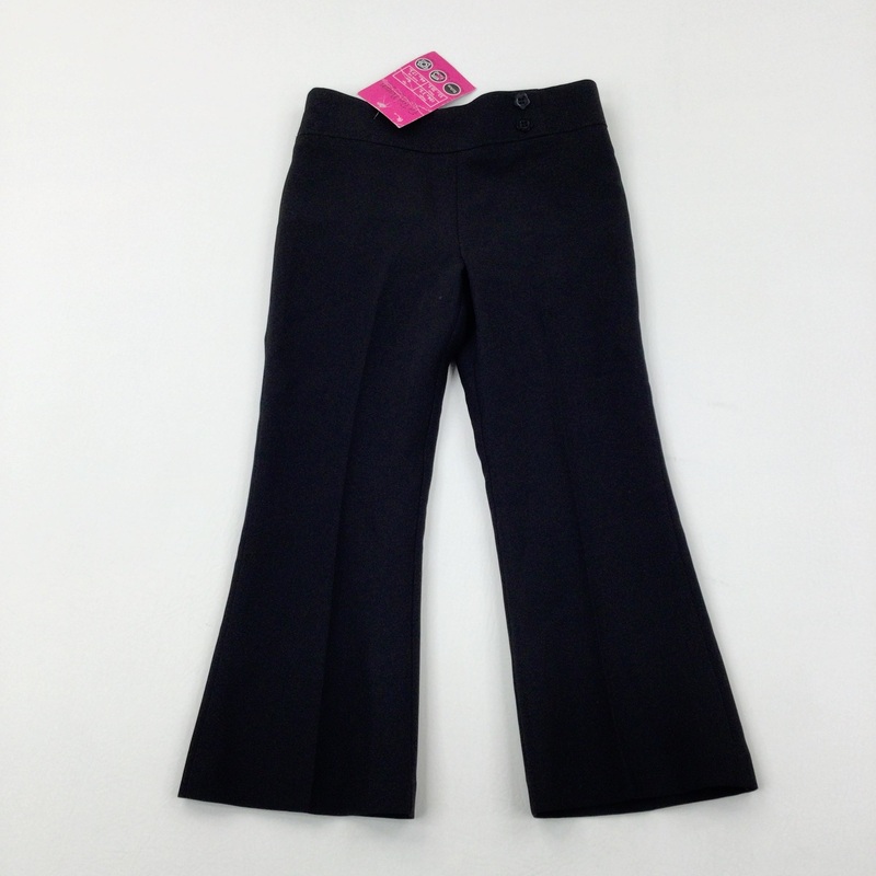 **NEW** Black School Trousers - Girls 3-4 Years