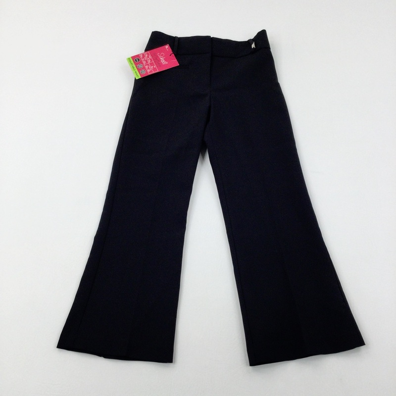 **NEW** Black School Trousers - Girls 5-6 Years